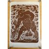 Image 1 : Kamapua'a Artwork by Artist Dietrich Varez 1986, Unframed 12" x 18"