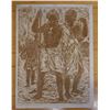 Image 1 : Warrior Woman Artwork by Artist Juliette May Fraser, Unframed 9" x 12"