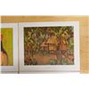 Image 10 : Hawaii 4 Full Color Reproductions of Oil Paintings by Louis Macouillard, Unframed 17" x 15"