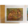 Image 15 : Hawaii 4 Full Color Reproductions of Oil Paintings by Louis Macouillard, Unframed 17" x 15"