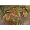Image 17 : Hawaii 4 Full Color Reproductions of Oil Paintings by Louis Macouillard, Unframed 17" x 15"