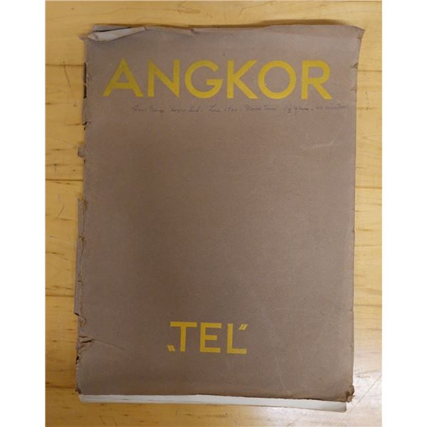 Angkor Indochine Book, Illustrated 12" x 15"