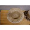 Image 7 : Qty 6 Woven Hats, Misc Styles & Sizes