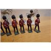 Image 3 : Qty 7 British Toy Soldiers, 2 Angels & Elephant Figurine, Misc Sizes