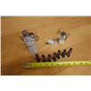 Image 8 : Qty 7 British Toy Soldiers, 2 Angels & Elephant Figurine, Misc Sizes