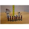 Image 9 : Qty 7 British Toy Soldiers, 2 Angels & Elephant Figurine, Misc Sizes