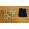 Image 1 : Set of 25 Runes Stones in Pouch