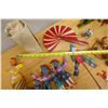 Image 16 : Multiple Dolls & Figurines, Necklaces, Fans, Tops, etc Misc Sizes