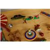 Image 7 : Multiple Dolls & Figurines, Necklaces, Fans, Tops, etc Misc Sizes