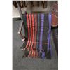 Image 10 : Qty 6 Fabric Runners, Misc Designs, Sizes from 46"x10" to 72" x 15"