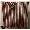 Image 1 : Striped Fabric w/ Fringe 50" x 75"