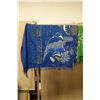 Image 2 : Qty 6 Fabric Wraps, Misc Designs, Sizes from 60"x44" to 88" x 34"