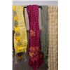 Image 4 : Qty 7 Fabric Belts & Ties (some silk), Misc Designs & Sizes