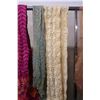 Image 5 : Qty 7 Fabric Belts & Ties (some silk), Misc Designs & Sizes