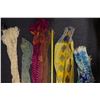 Image 9 : Qty 7 Fabric Belts & Ties (some silk), Misc Designs & Sizes