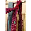 Image 8 : Qty 6 Fabric Belts & Ties, Misc Designs & Sizes