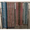 Image 1 : Qty 4 Fabric Wraps & Ties, Misc Designs & Sizes