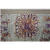 Image 2 : Multi-Colored Floral Fabric w/ Fringe 55" x 55"