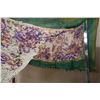 Image 6 : Multi-Colored Floral Fabric w/ Fringe 55" x 55"