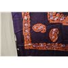 Image 2 : Multi-Colored Floral Fabric 55" x 55"