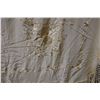 Image 4 : Embroidered Floral 100% Natural Silk Fabric w/ Fringe 48" x 48"