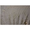 Image 5 : Embroidered Floral 100% Natural Silk Fabric w/ Fringe 48" x 48"