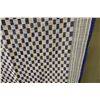 Image 6 : Woven Blue & White Area Rug 52" x 80"