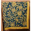 Image 1 : Floral Print Bed Topper Sheet w/ Lining 81" x 100"