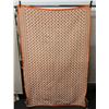 Image 1 : Woven Orange & White Area Rug 52" x 81"