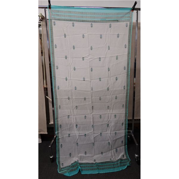 Floral Fabric Wrap or Throw 44" x 96"
