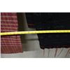 Image 10 : Qty 2 Misc Fabrics: Plaid & Black Solid Open-End Covers, Misc Sizes