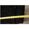 Image 11 : Qty 2 Misc Fabrics: Plaid & Black Solid Open-End Covers, Misc Sizes