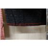 Image 4 : Qty 2 Misc Fabrics: Plaid & Black Solid Open-End Covers, Misc Sizes