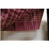 Image 7 : Qty 2 Misc Fabrics: Plaid & Black Solid Open-End Covers, Misc Sizes