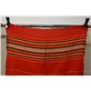 Image 2 : Red Area Rug w/ Geometric Design & Fringe 36" x 58"