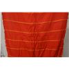 Image 3 : Red Area Rug w/ Geometric Design & Fringe 36" x 58"
