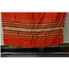 Image 4 : Red Area Rug w/ Geometric Design & Fringe 36" x 58"