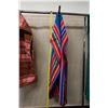 Image 9 : Qty 3 Fabric Sections, Misc Design & Sizes