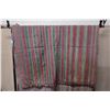 Image 2 : Striped Fabric Wrap or Throw w/ Fringe 50" x 86"
