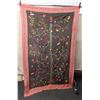 Image 1 : Katna's Kanthas Embroidered Floral Fabric Wrap or Throw 54" x 84"