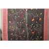 Image 3 : Katna's Kanthas Embroidered Floral Fabric Wrap or Throw 54" x 84"