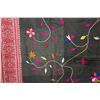Image 7 : Katna's Kanthas Embroidered Floral Fabric Wrap or Throw 54" x 84"
