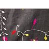 Image 9 : Katna's Kanthas Embroidered Floral Fabric Wrap or Throw 54" x 84"