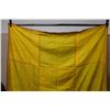 Image 2 : Katna's Kanthas Embroidered Yellow Fabric Wrap or Throw  60" x 40"