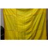 Image 3 : Katna's Kanthas Embroidered Yellow Fabric Wrap or Throw  60" x 40"
