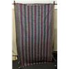 Image 1 : Striped Fabric Wrap or Throw w/ Fringe 52" x 85"