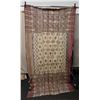 Image 1 : Floral Fabric Wrap or Throw w/ Fringe 51" x 96"