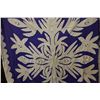 Image 3 : Applique Embroidered Floral Quilt or Cover 72" x 46"