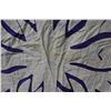 Image 8 : Applique Embroidered Floral Quilt or Cover 72" x 46"