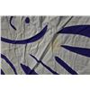 Image 9 : Applique Embroidered Floral Quilt or Cover 72" x 46"